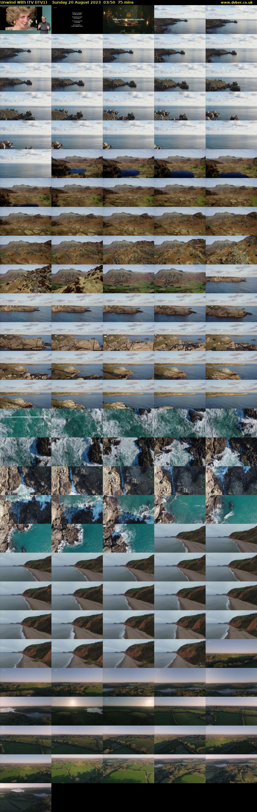 Unwind With ITV (ITV1) Sunday 20 August 2023 03:50 - 05:05