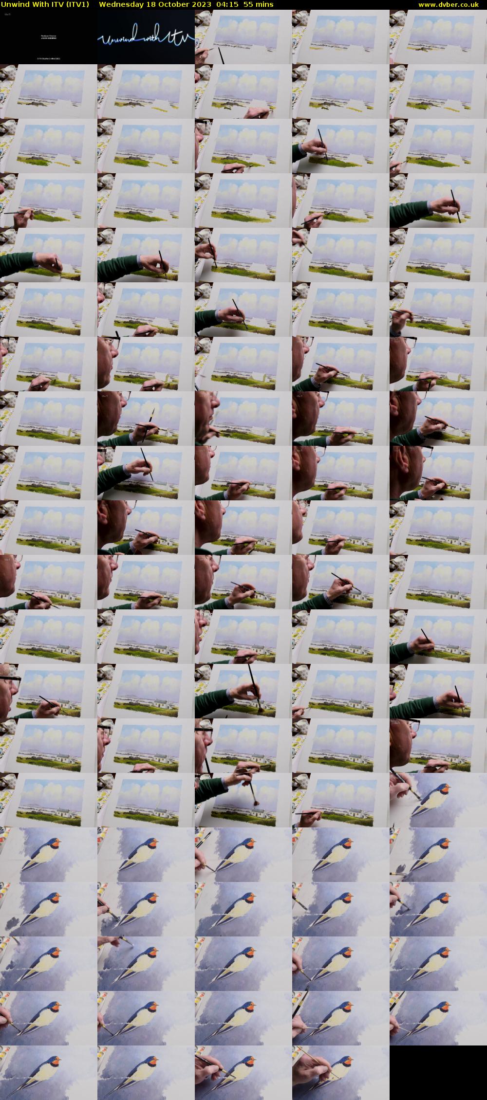 Unwind With ITV (ITV1) Wednesday 18 October 2023 04:15 - 05:10