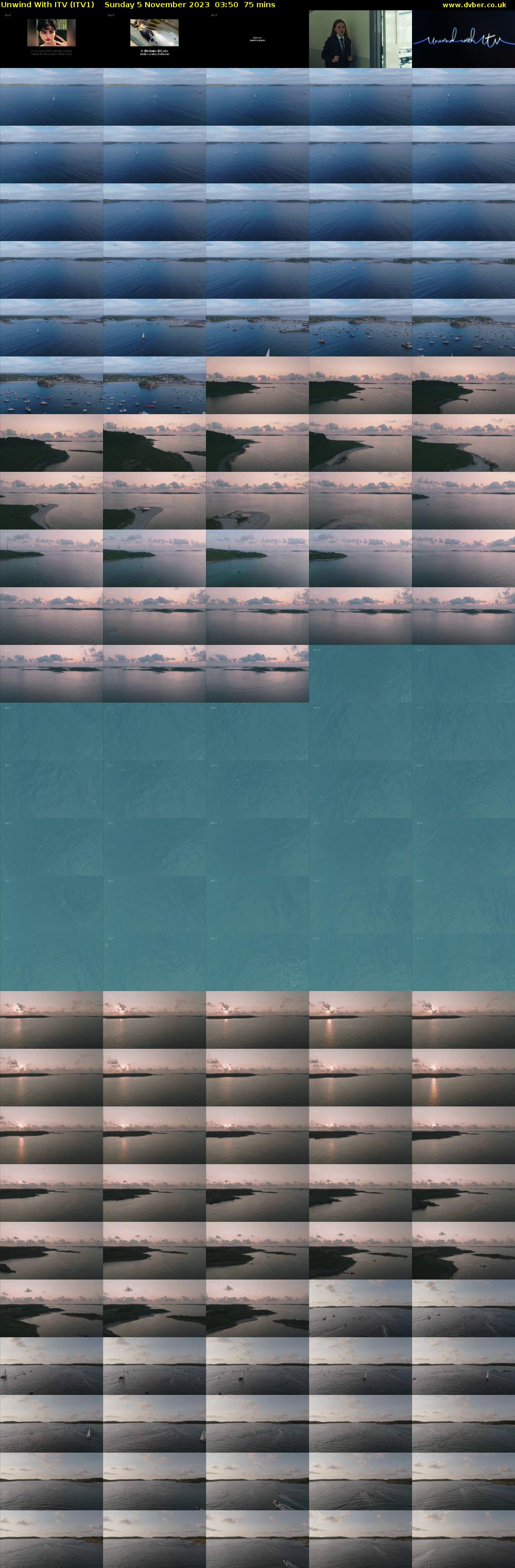 Unwind With ITV (ITV1) Sunday 5 November 2023 03:50 - 05:05