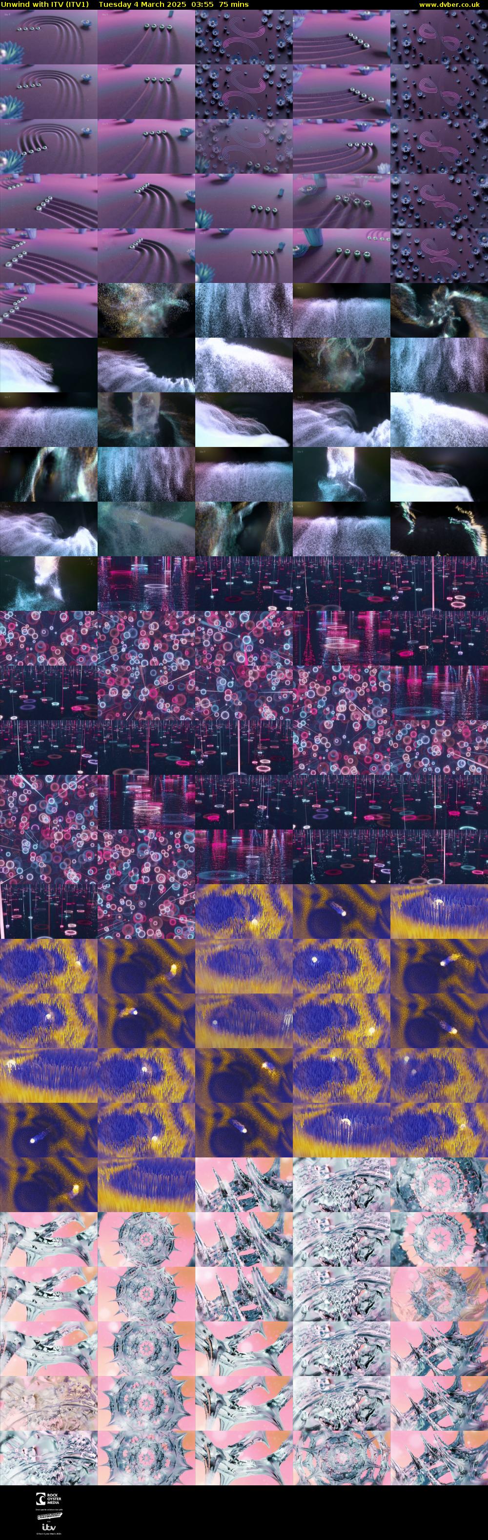 Unwind With ITV (ITV1) Tuesday 4 March 2025 03:55 - 05:10