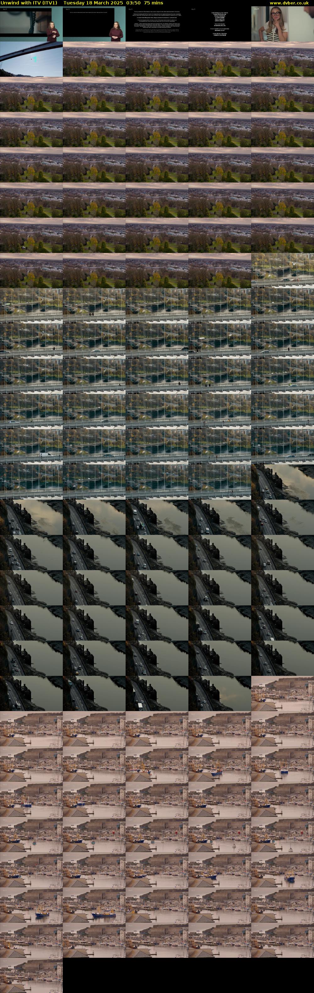 Unwind With ITV (ITV1) Tuesday 18 March 2025 03:50 - 05:05