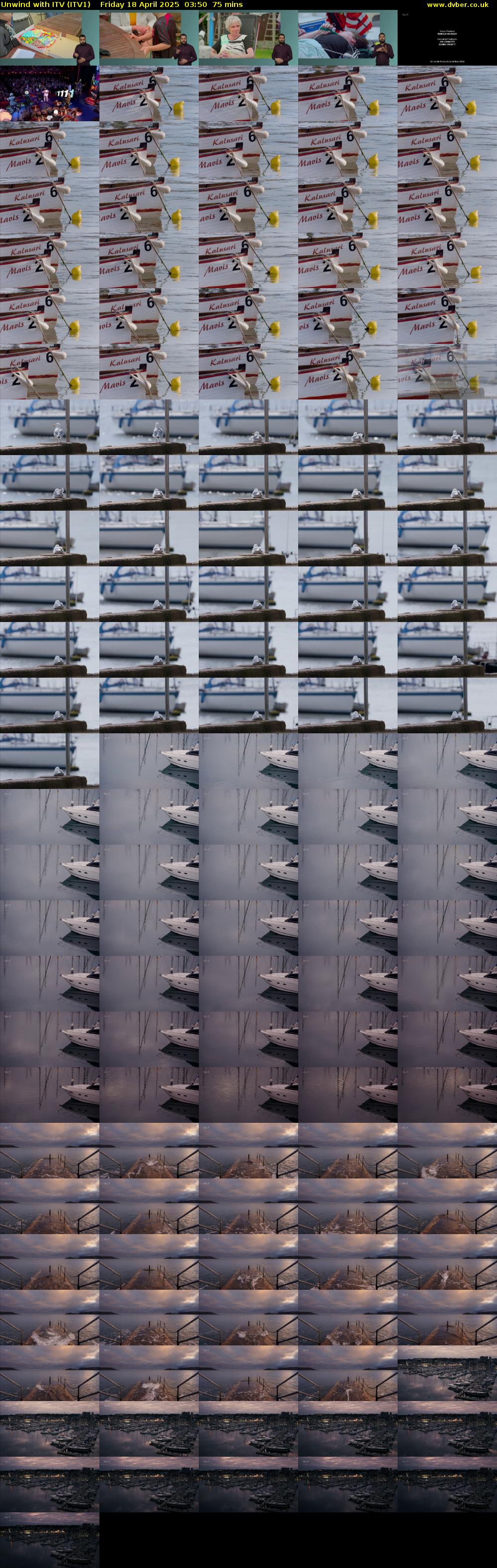 Unwind With ITV (ITV1) Friday 18 April 2025 03:50 - 05:05
