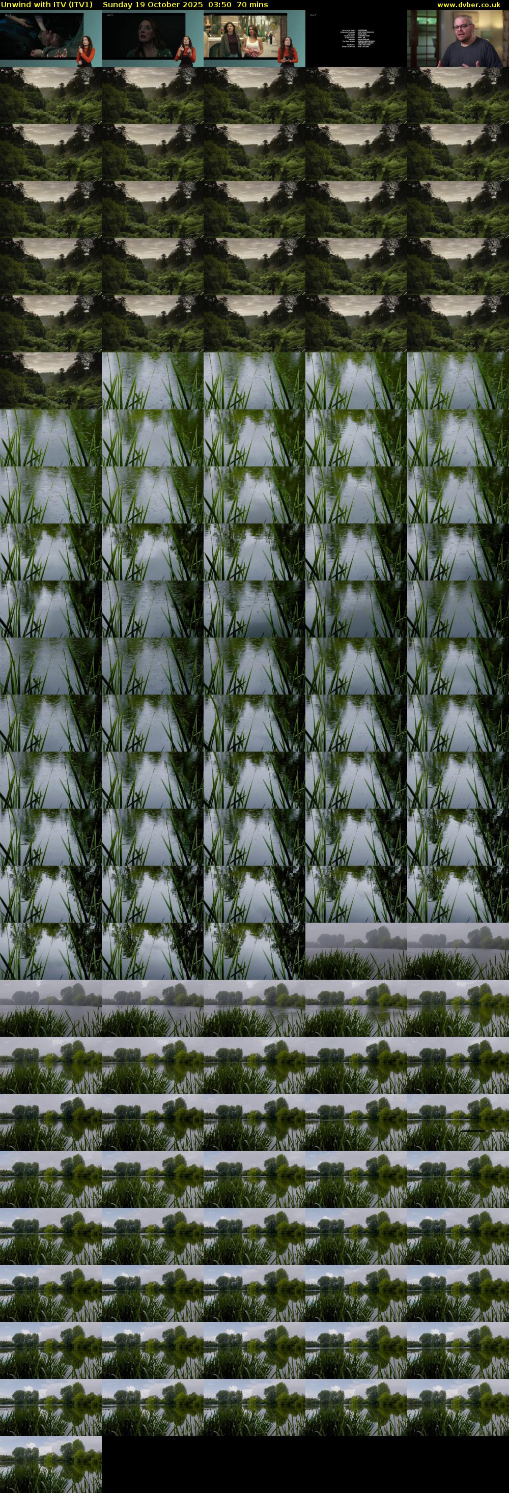 Unwind With ITV (ITV1) Sunday 19 October 2025 03:50 - 05:00