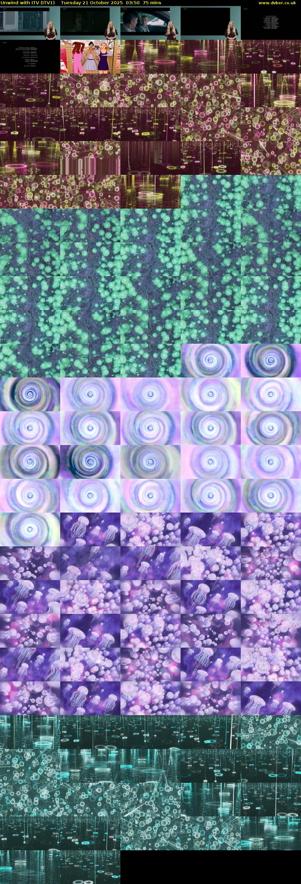 Unwind With ITV (ITV1) Tuesday 21 October 2025 03:50 - 05:05