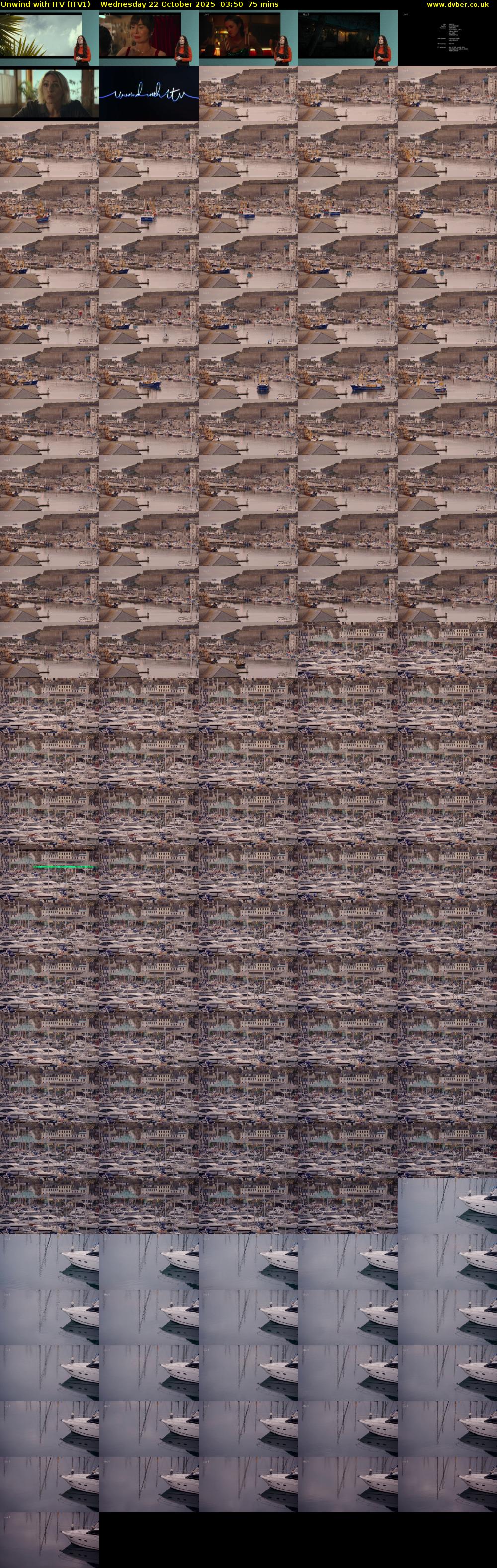 Unwind With ITV (ITV1) Wednesday 22 October 2025 03:50 - 05:05