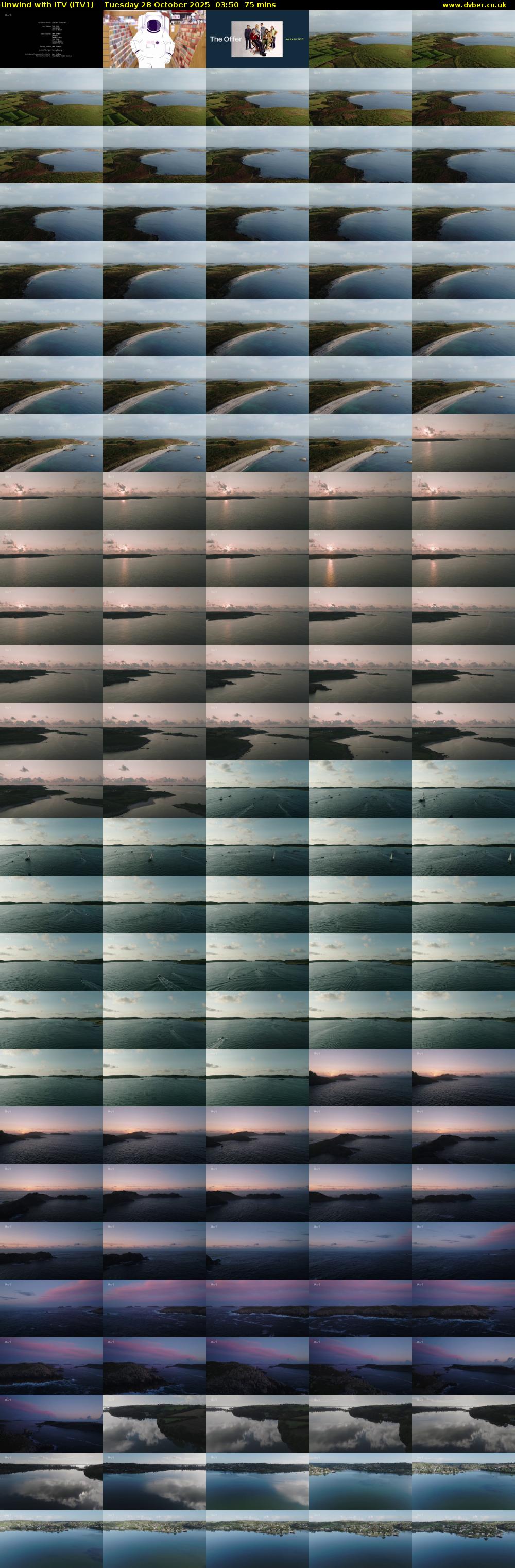 Unwind With ITV (ITV1) Tuesday 28 October 2025 03:50 - 05:05