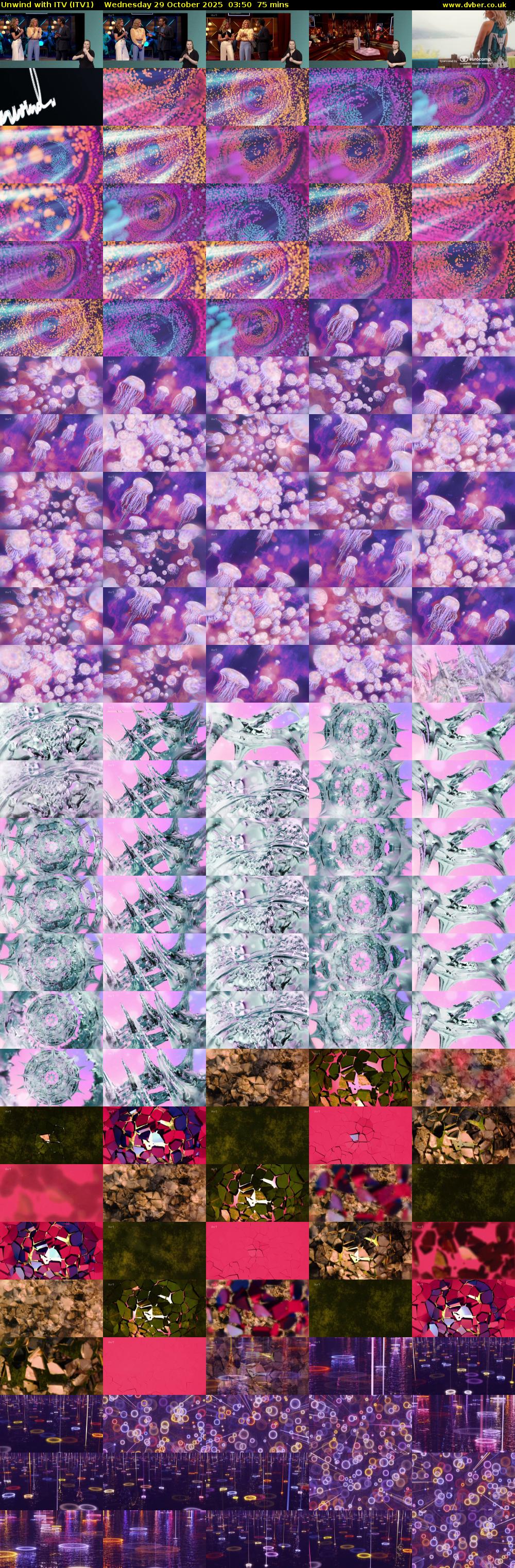 Unwind With ITV (ITV1) Wednesday 29 October 2025 03:50 - 05:05