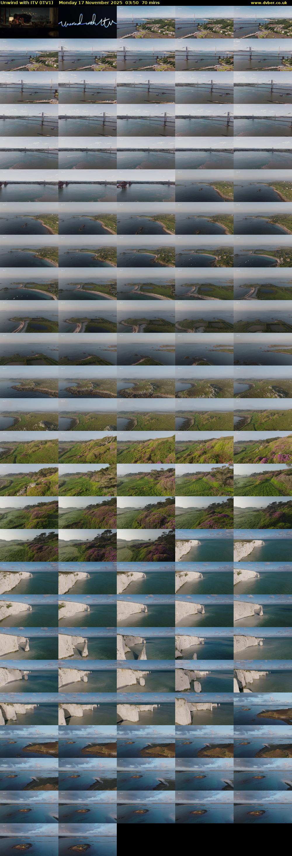 Unwind With ITV (ITV1) Monday 17 November 2025 03:50 - 05:00