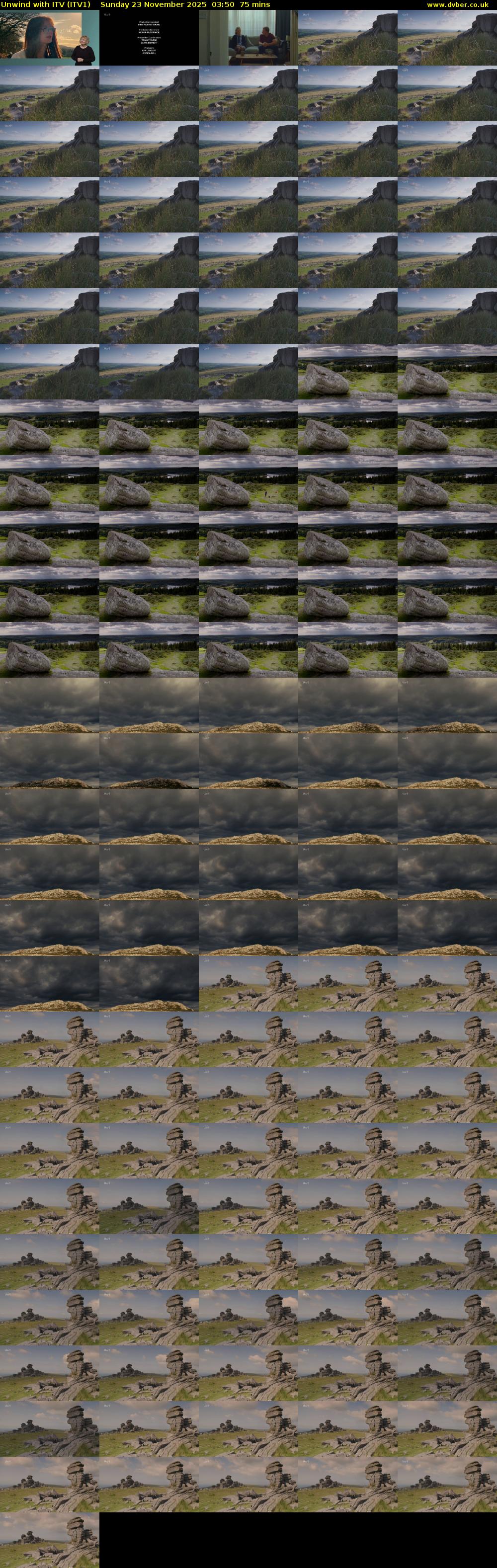 Unwind With ITV (ITV1) Sunday 23 November 2025 03:50 - 05:05