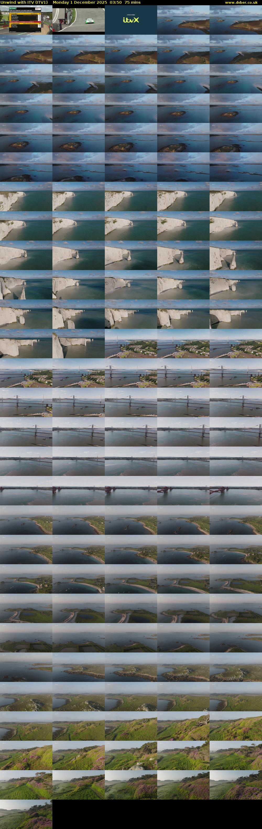 Unwind With ITV (ITV1) Monday 1 December 2025 03:50 - 05:05