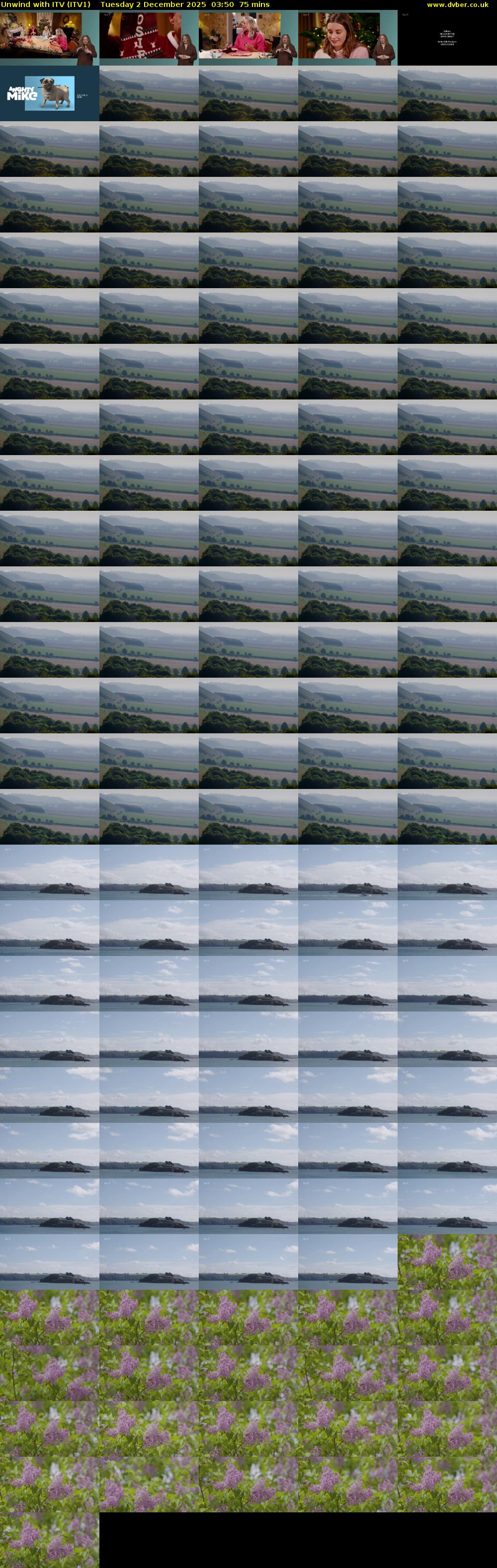 Unwind With ITV (ITV1) Tuesday 2 December 2025 03:50 - 05:05