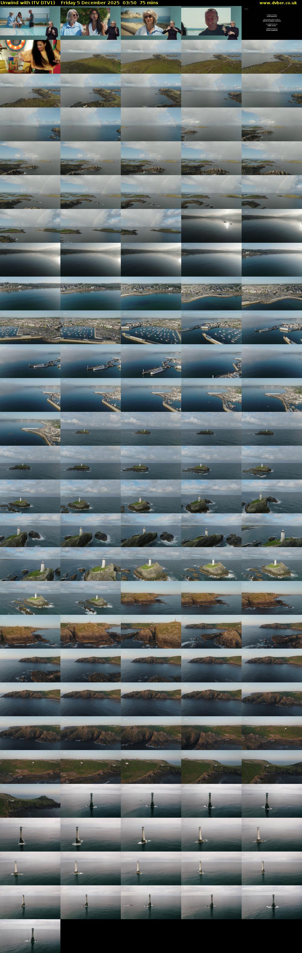 Unwind With ITV (ITV1) Friday 5 December 2025 03:50 - 05:05