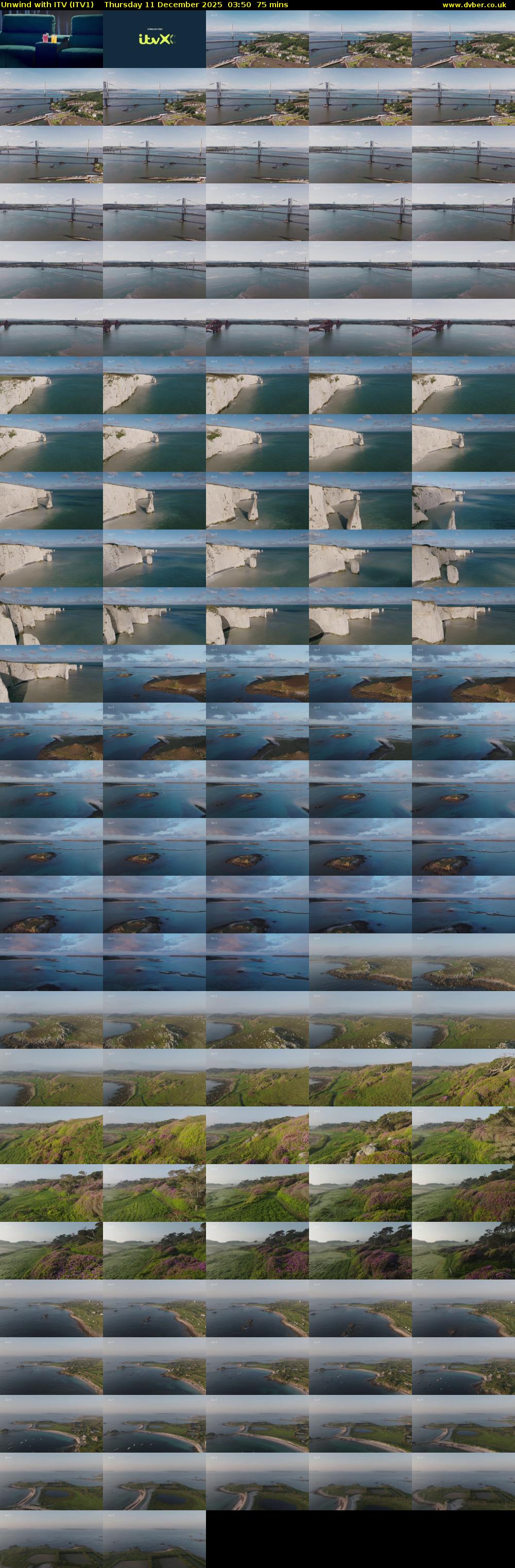 Unwind With ITV (ITV1) Thursday 11 December 2025 03:50 - 05:05