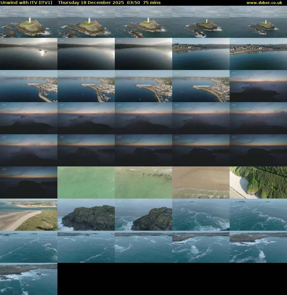 Unwind With ITV (ITV1) Thursday 18 December 2025 03:50 - 05:05