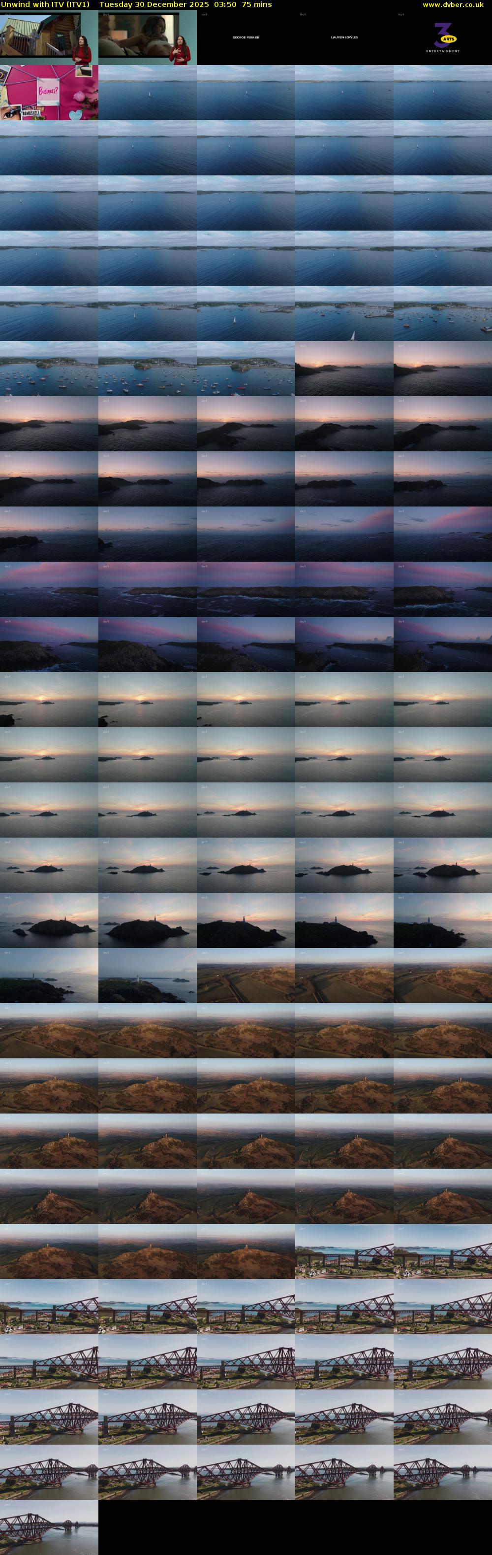 Unwind With ITV (ITV1) Tuesday 30 December 2025 03:50 - 05:05