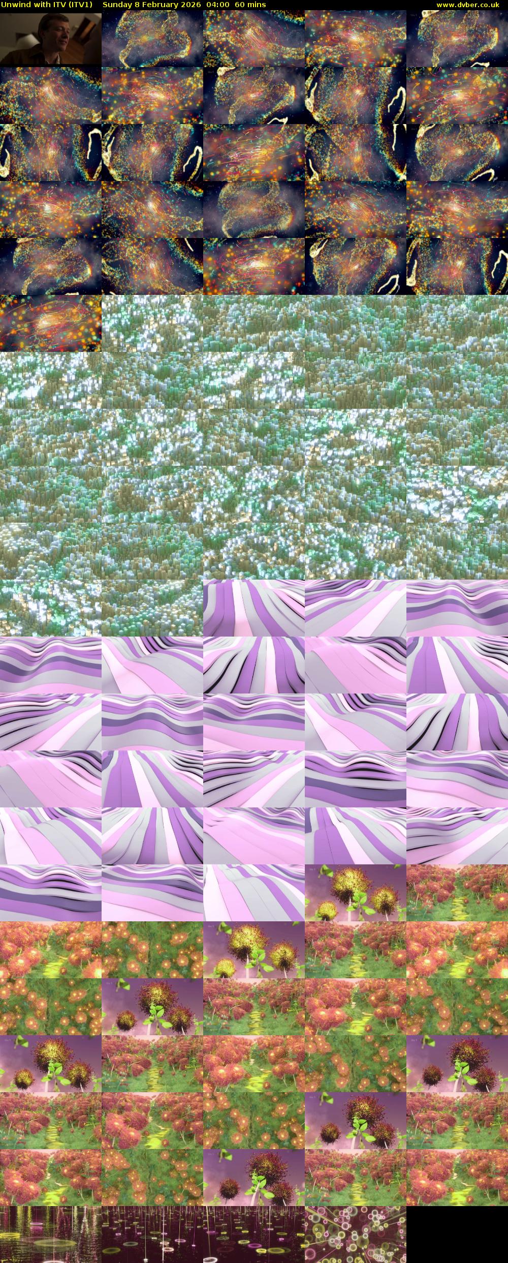 Unwind With ITV (ITV1) Sunday 8 February 2026 04:00 - 05:00