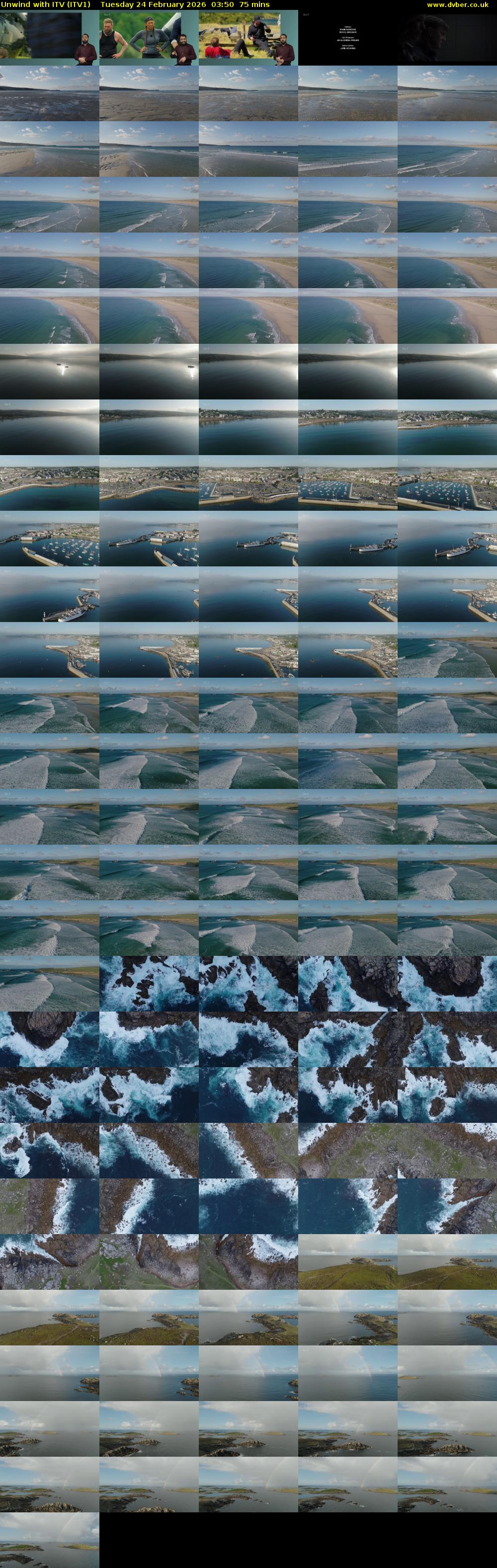 Unwind With ITV (ITV1) Tuesday 24 February 2026 03:50 - 05:05