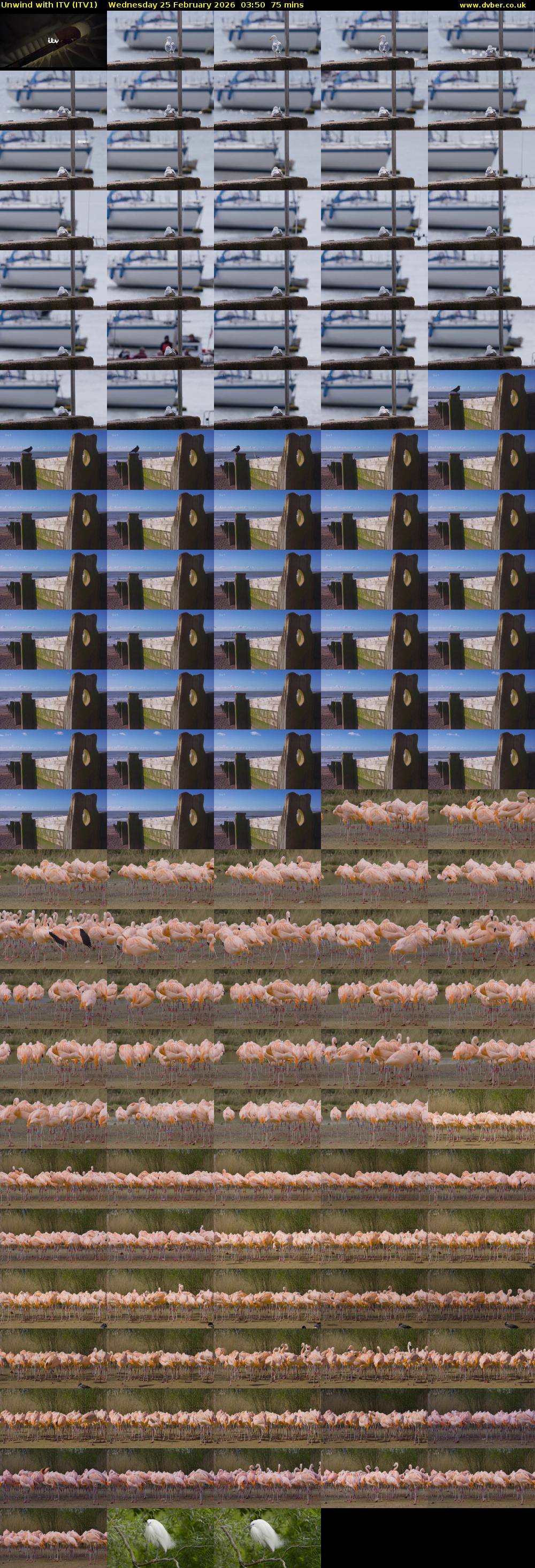 Unwind With ITV (ITV1) Wednesday 25 February 2026 03:50 - 05:05