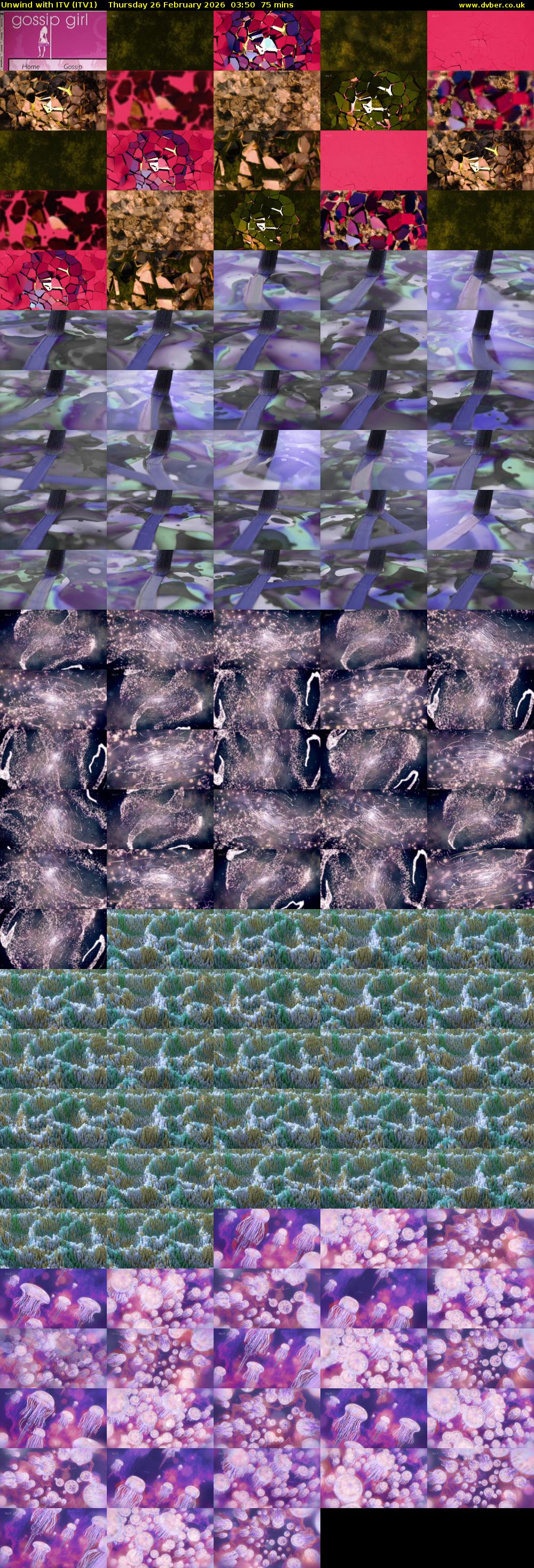 Unwind With ITV (ITV1) Thursday 26 February 2026 03:50 - 05:05