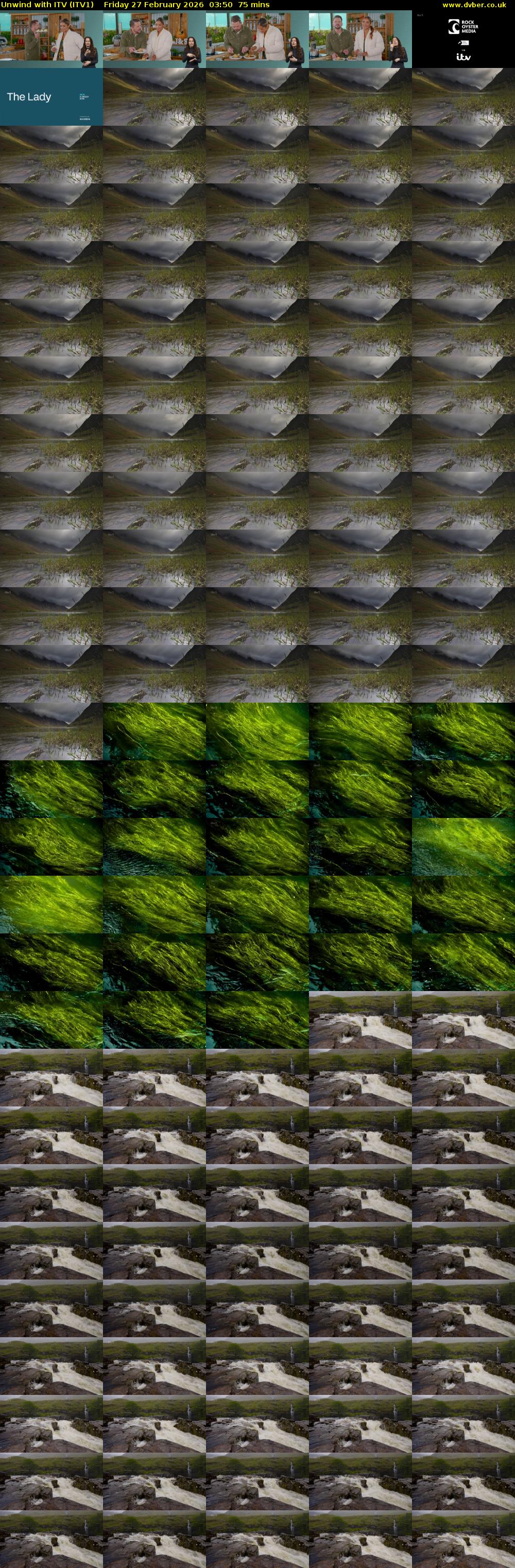 Unwind With ITV (ITV1) Friday 27 February 2026 03:50 - 05:05