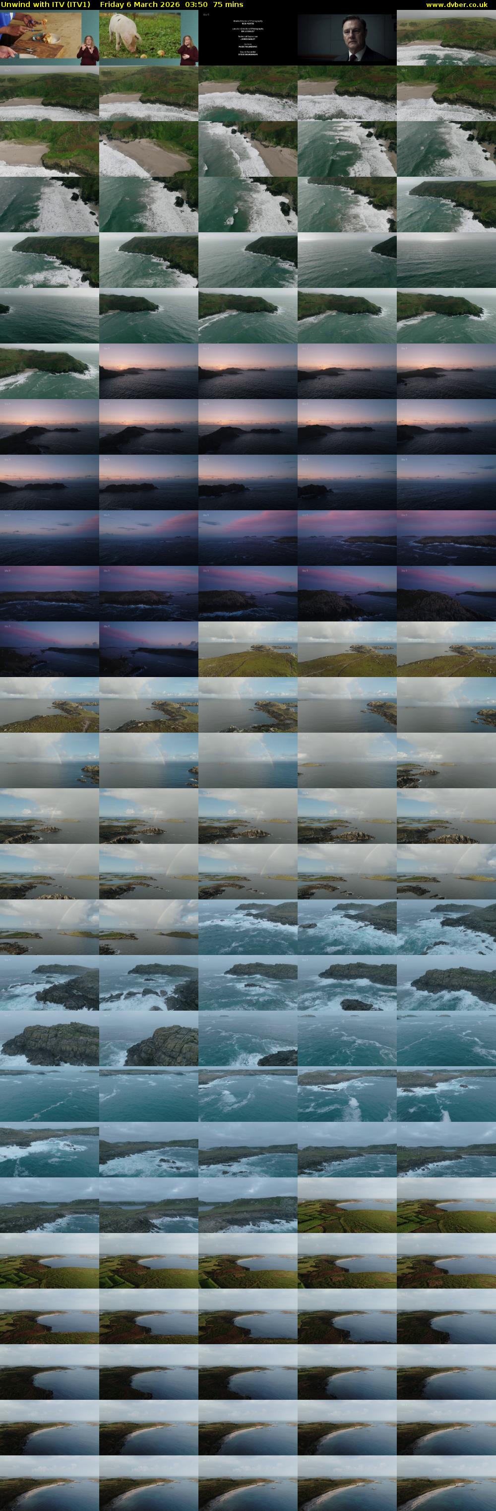 Unwind With ITV (ITV1) Friday 6 March 2026 03:50 - 05:05