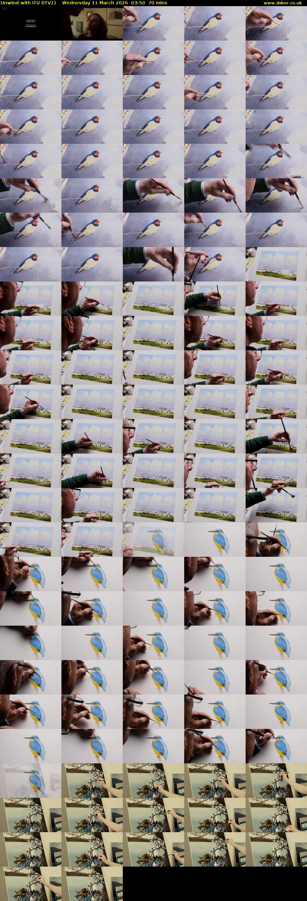 Unwind With ITV (ITV1) Wednesday 11 March 2026 03:50 - 05:00