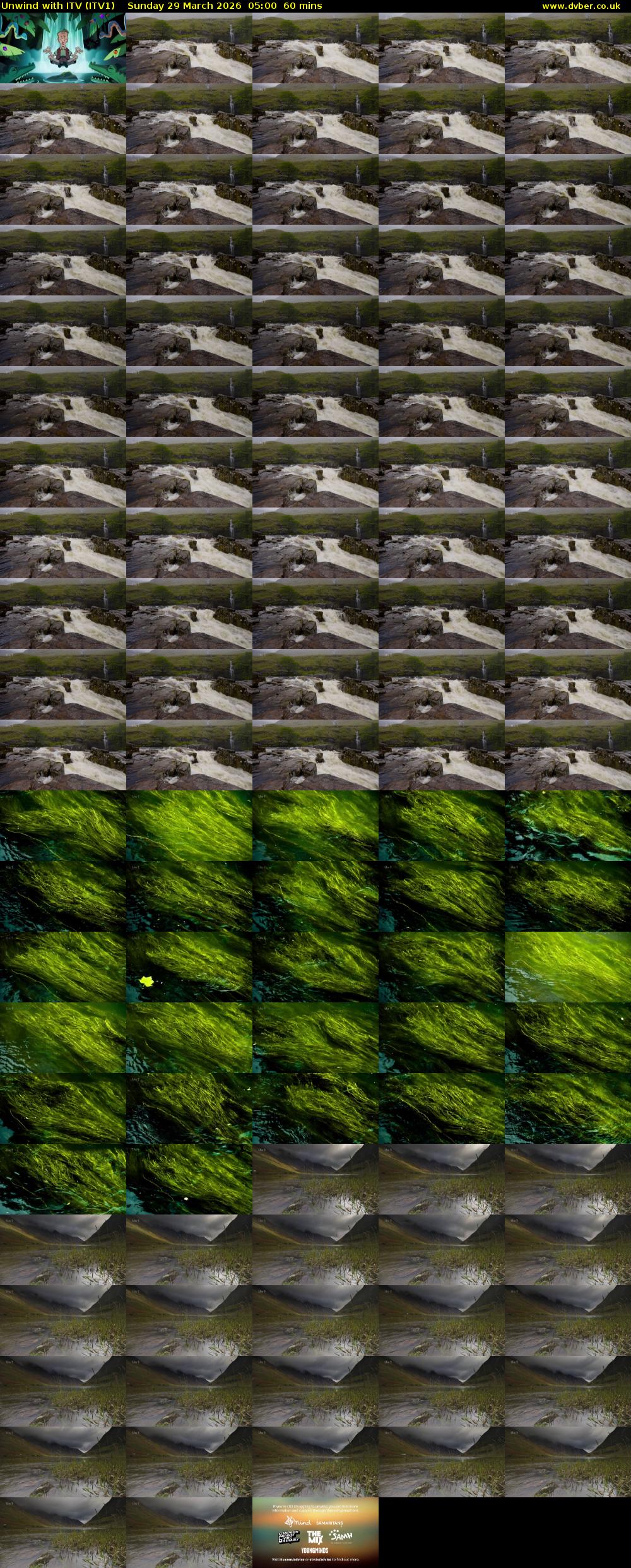 Unwind With ITV (ITV1) Sunday 29 March 2026 05:00 - 06:00