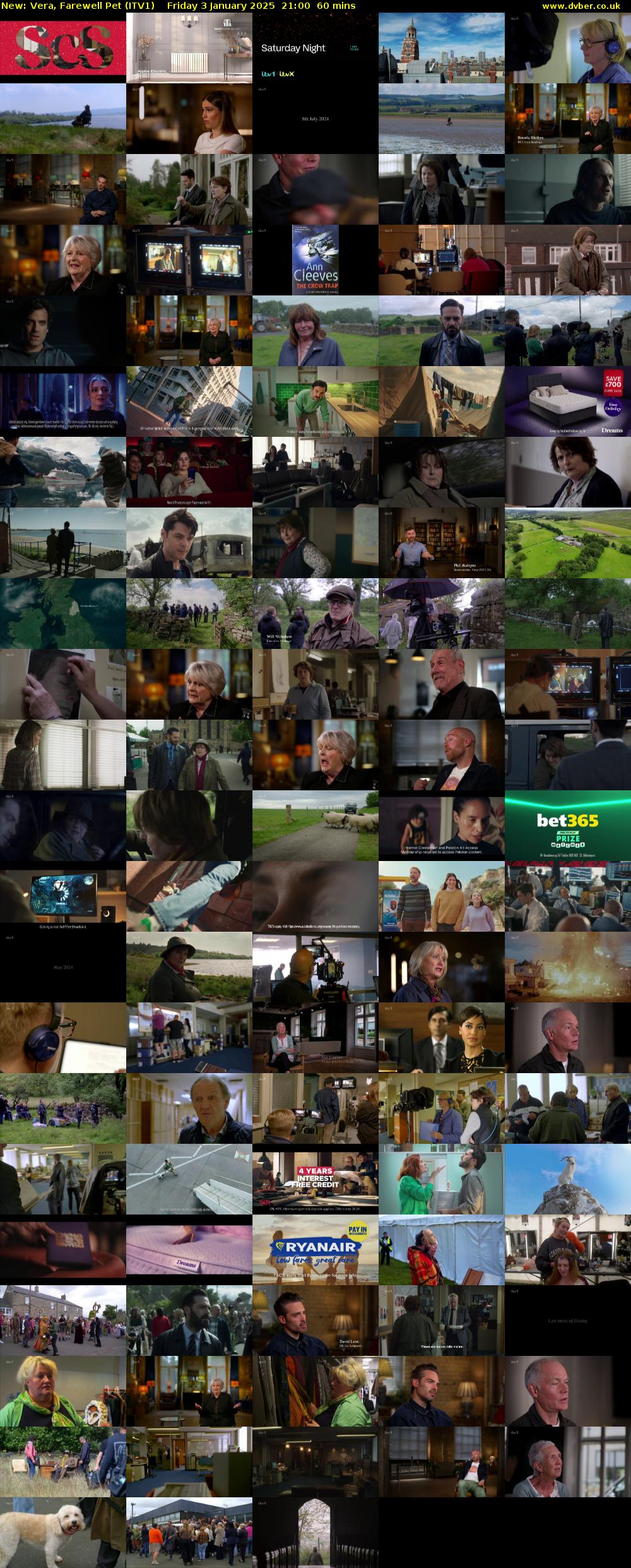 Vera, Farewell Pet (ITV1) Friday 3 January 2025 21:00 - 22:00