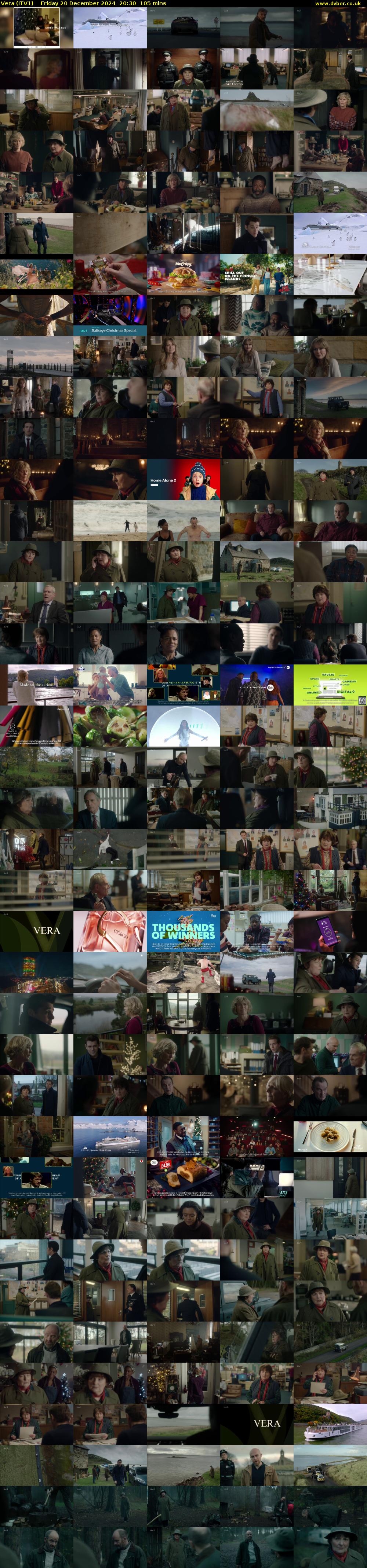 Vera (ITV1) Friday 20 December 2024 20:30 - 22:15