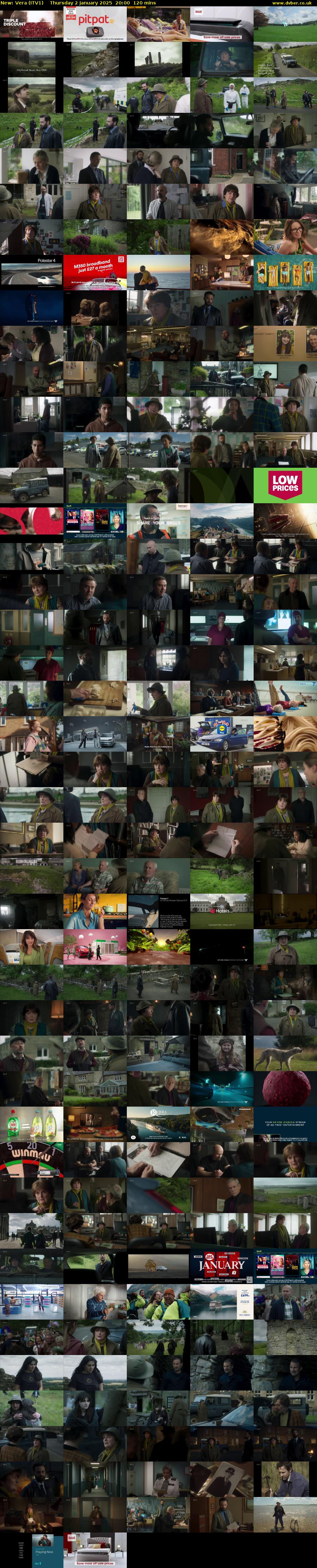 Vera (ITV1) Thursday 2 January 2025 20:00 - 22:00