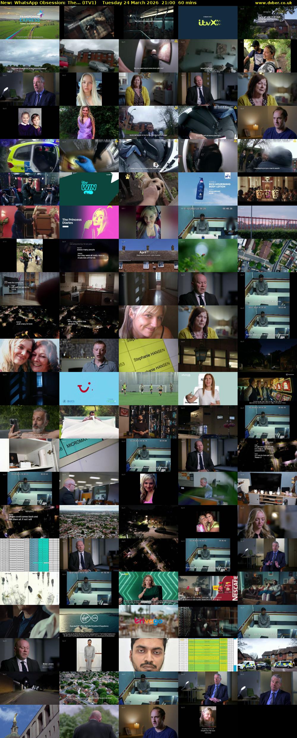 WhatsApp Obsession: The... (ITV1) Tuesday 24 March 2026 21:00 - 22:00