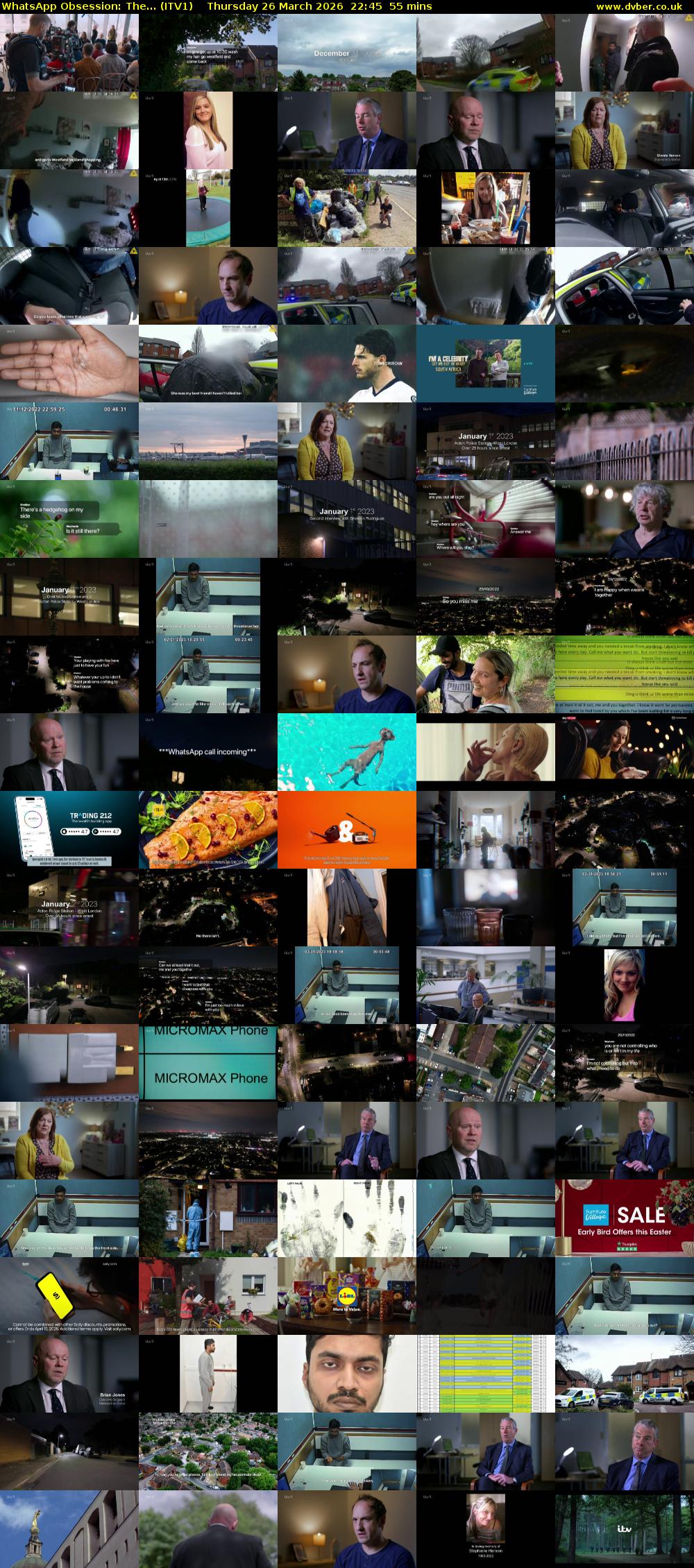 WhatsApp Obsession: The... (ITV1) Thursday 26 March 2026 22:45 - 23:40