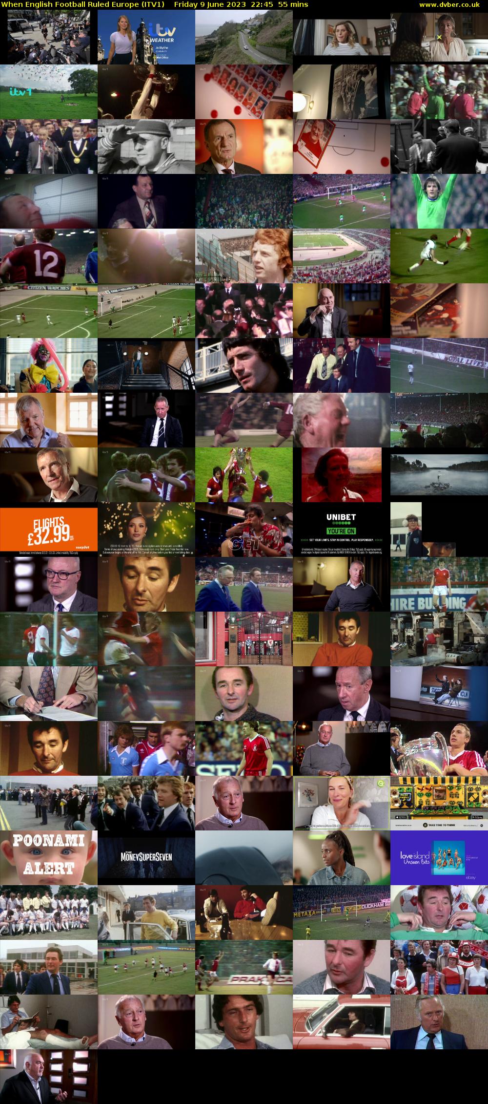 When English Football Ruled Europe (ITV1) Friday 9 June 2023 22:45 - 23:40