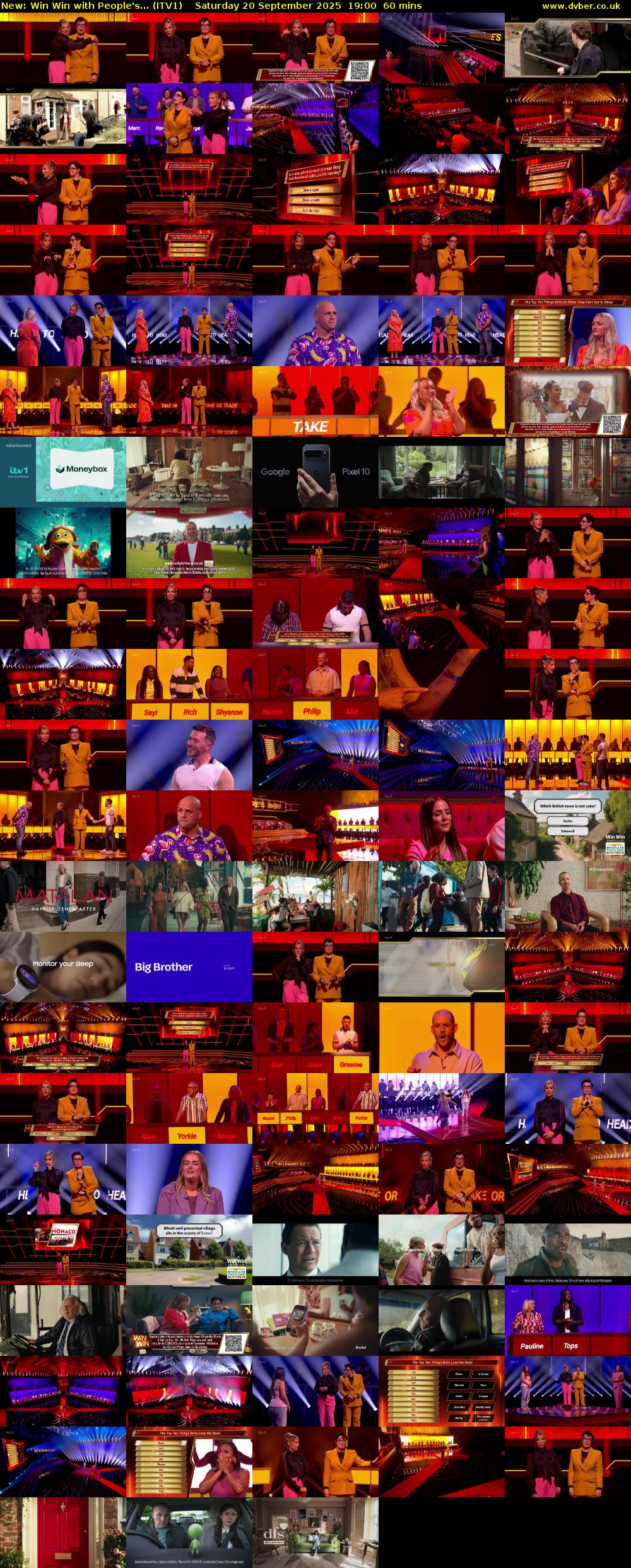 Win Win with People's... (ITV1) Saturday 20 September 2025 19:00 - 20:00