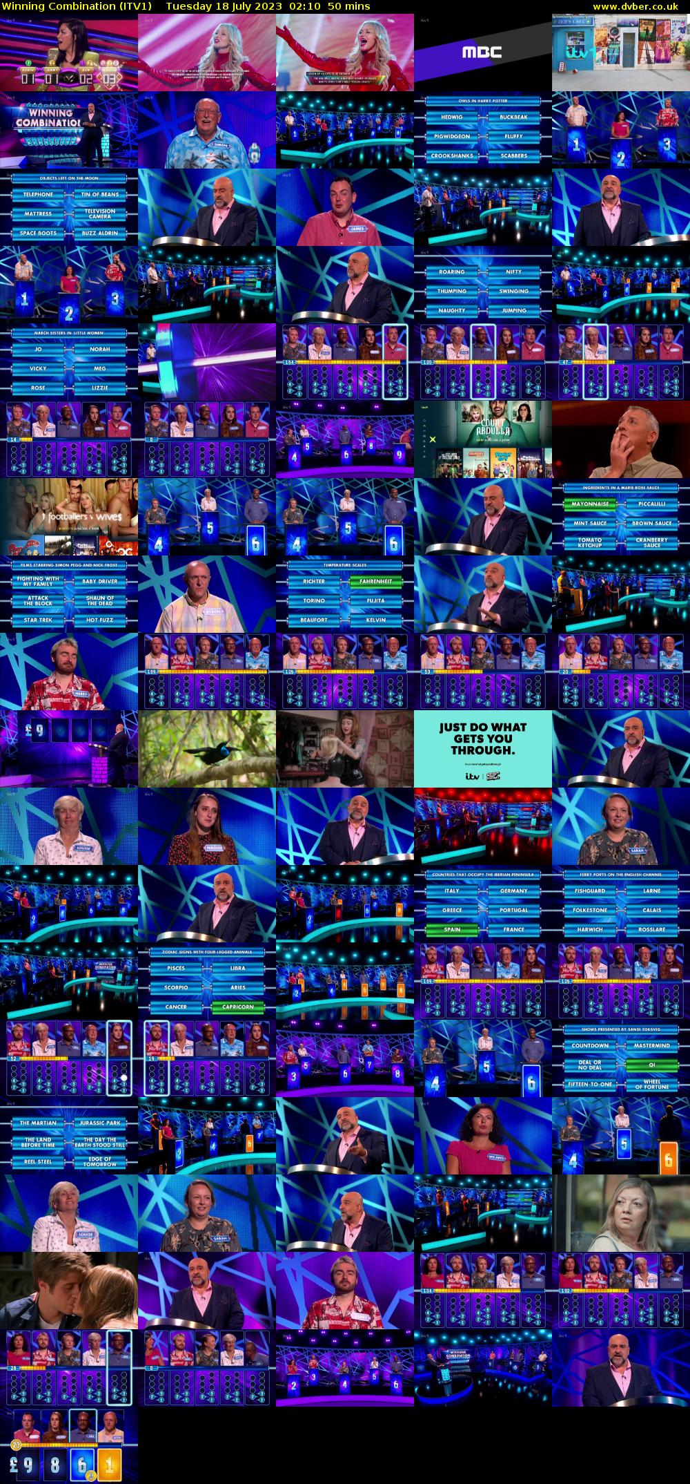 Winning Combination (ITV1) Tuesday 18 July 2023 02:10 - 03:00