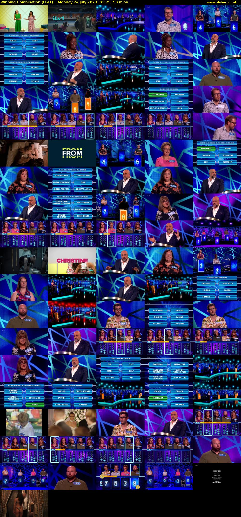 Winning Combination (ITV1) Monday 24 July 2023 01:25 - 02:15