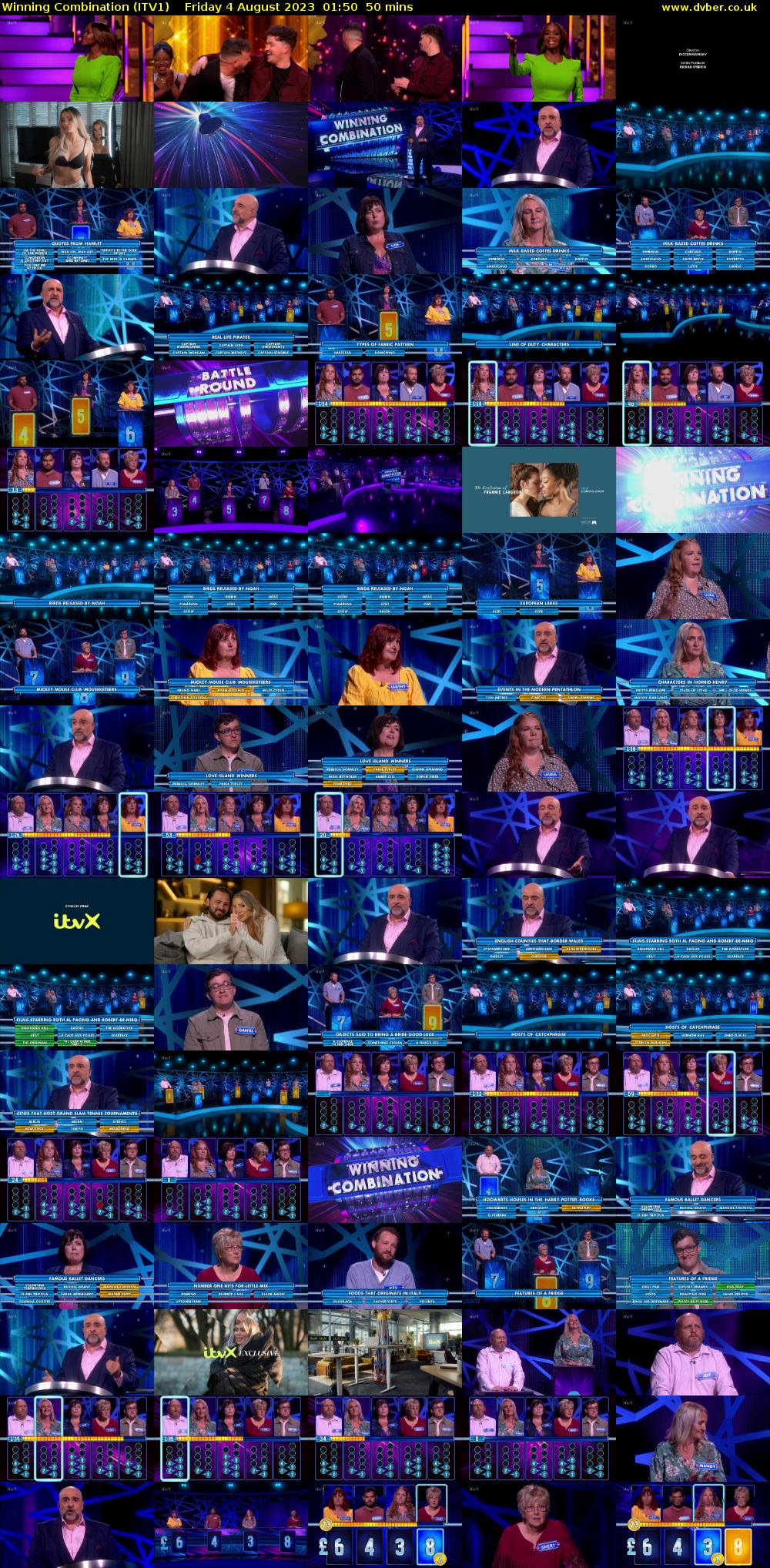 Winning Combination (ITV1) Friday 4 August 2023 01:50 - 02:40