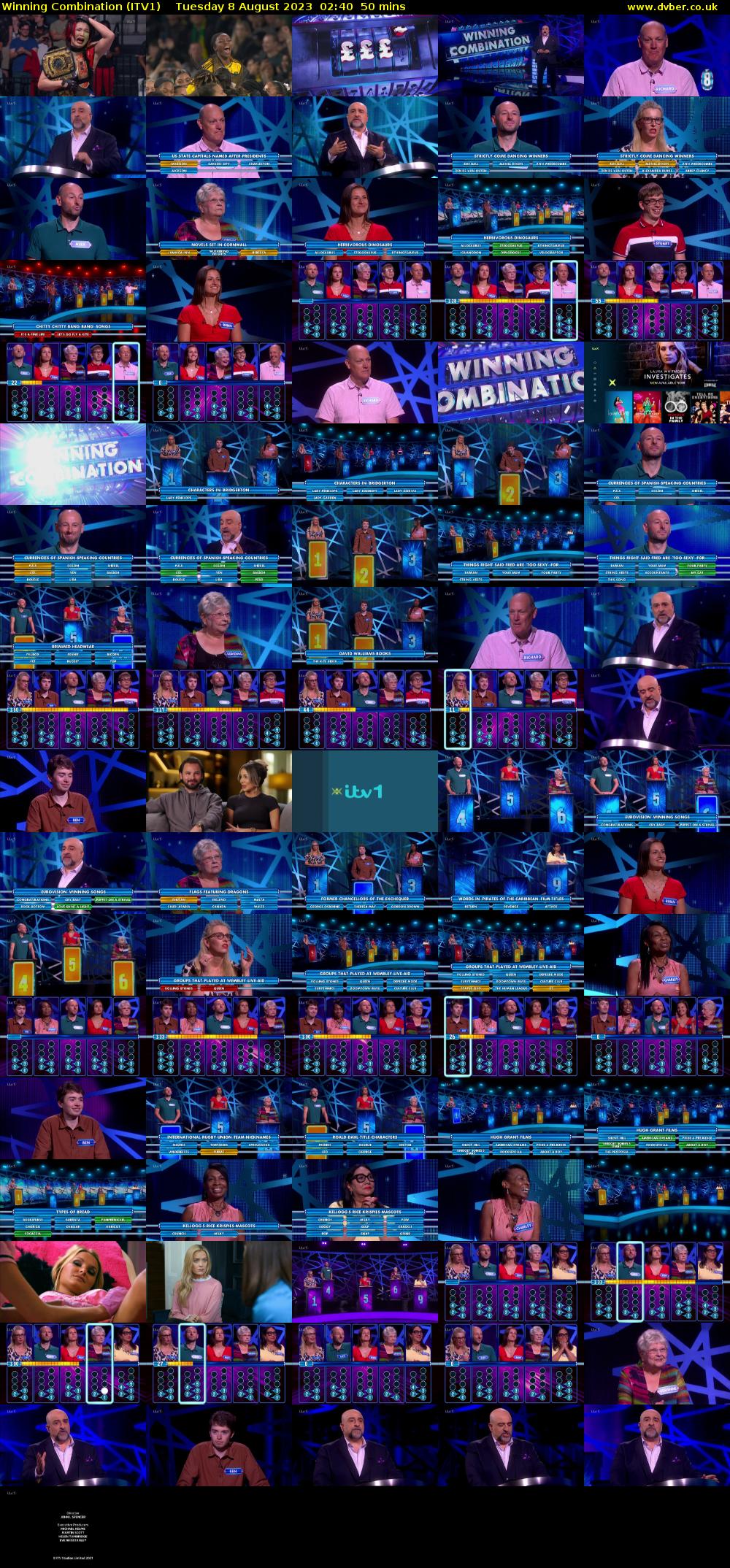 Winning Combination (ITV1) Tuesday 8 August 2023 02:40 - 03:30