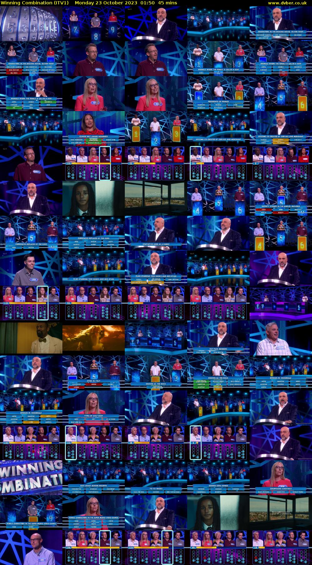 Winning Combination (ITV1) Monday 23 October 2023 01:50 - 02:35