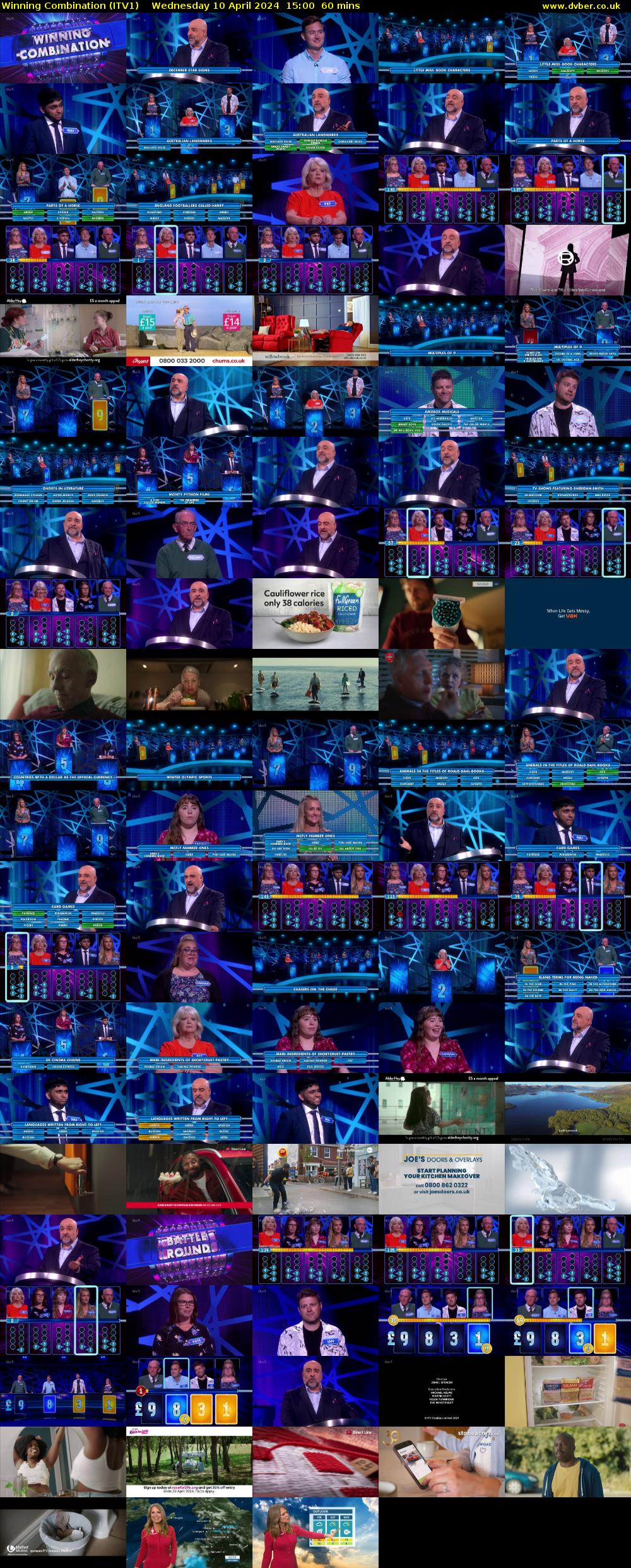 Winning Combination (ITV1) Wednesday 10 April 2024 15:00 - 16:00