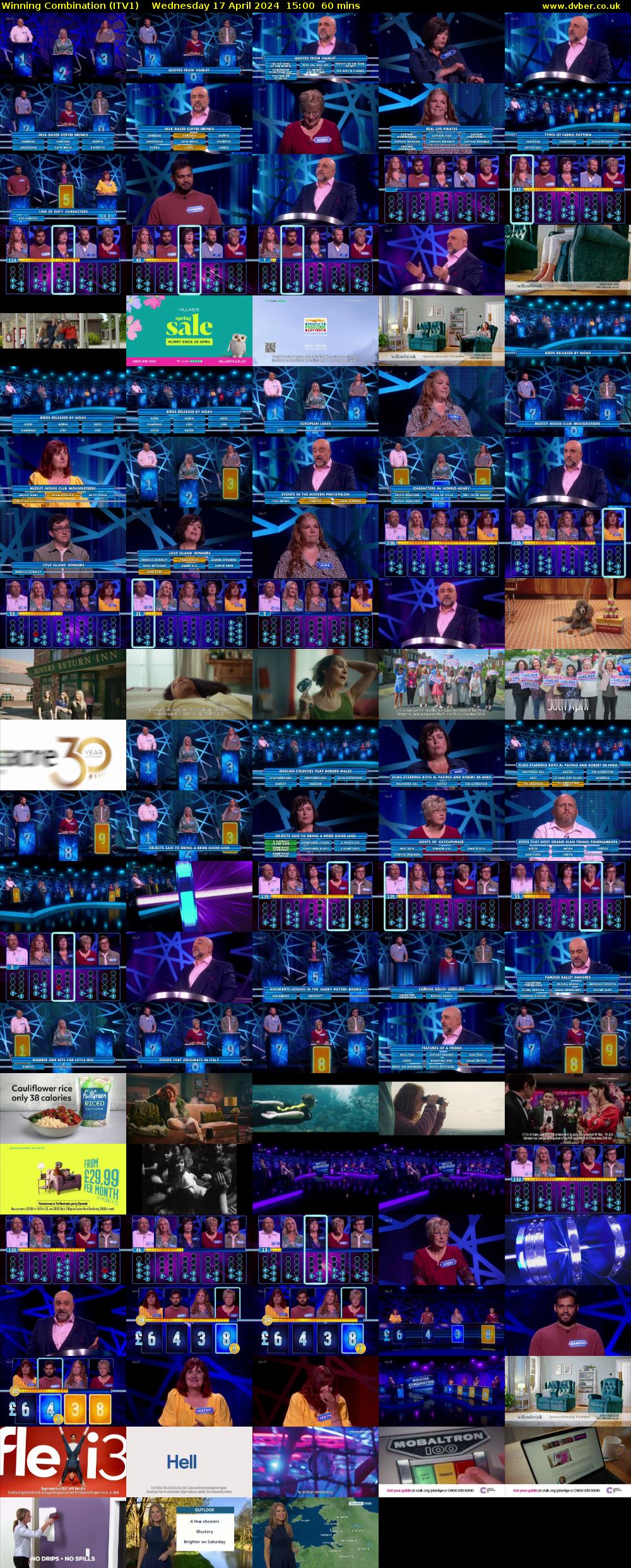 Winning Combination (ITV1) Wednesday 17 April 2024 15:00 - 16:00