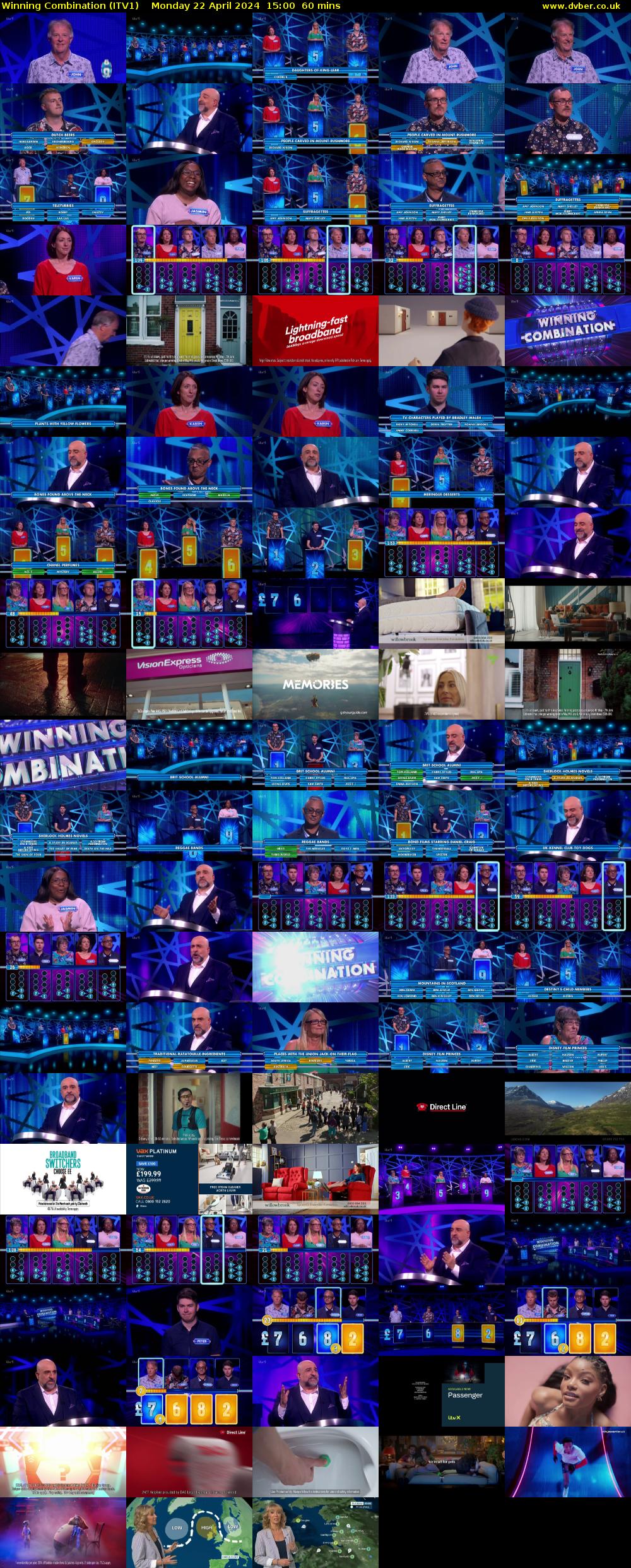 Winning Combination (ITV1) Monday 22 April 2024 15:00 - 16:00