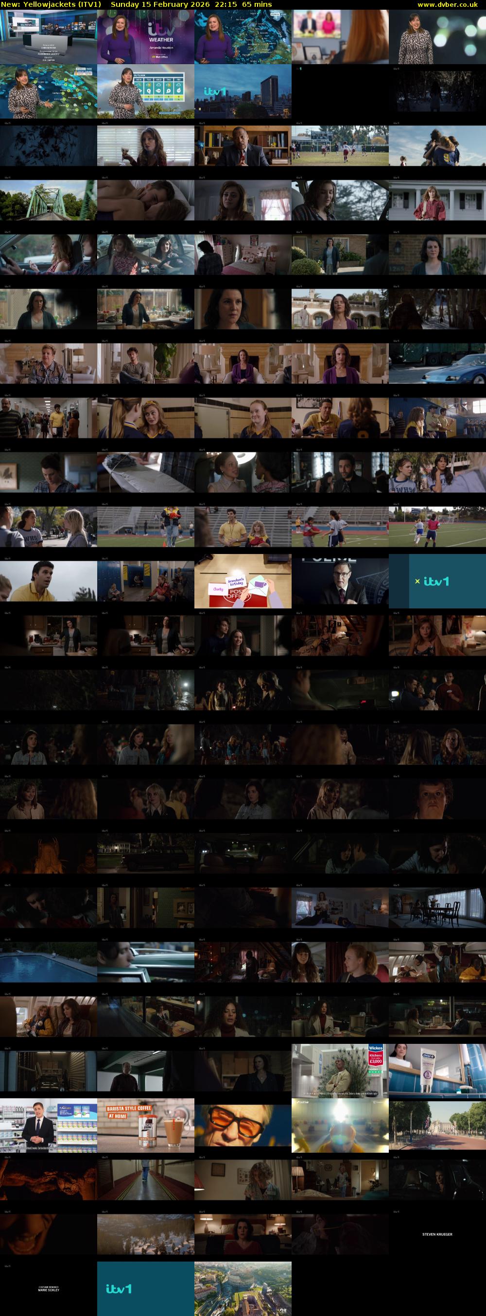 Yellowjackets (ITV1) Sunday 15 February 2026 22:15 - 23:20