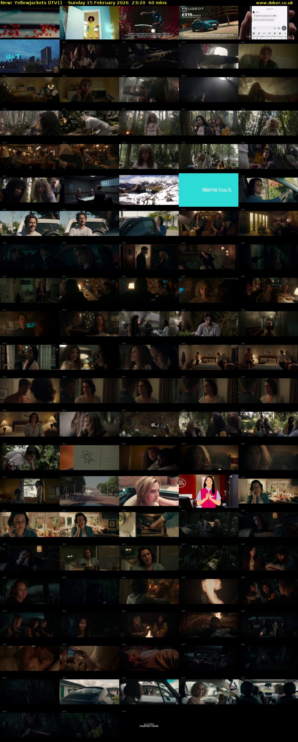 Yellowjackets (ITV1) Sunday 15 February 2026 23:20 - 00:20