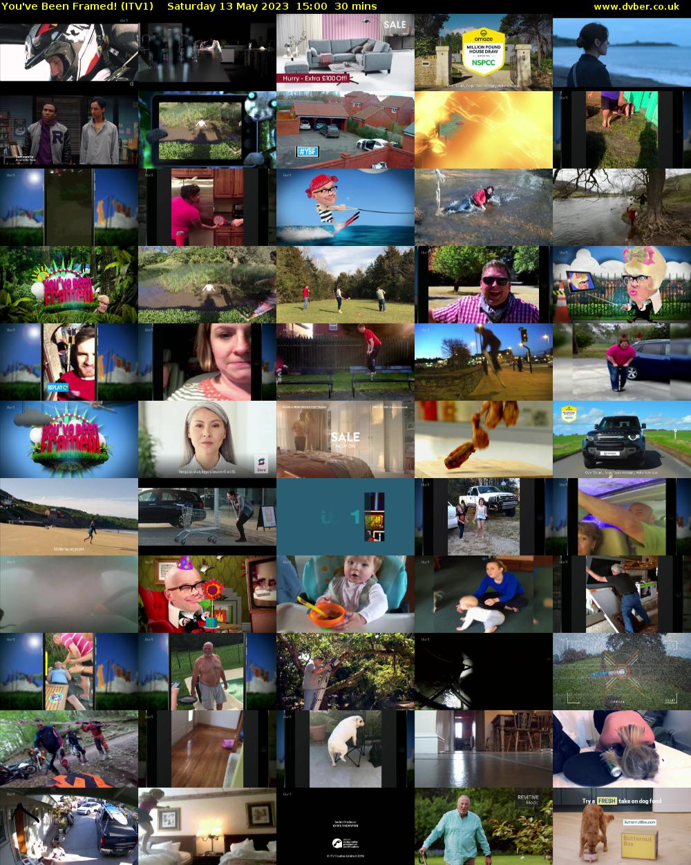 You've Been Framed! (ITV1) Saturday 13 May 2023 15:00 - 15:30