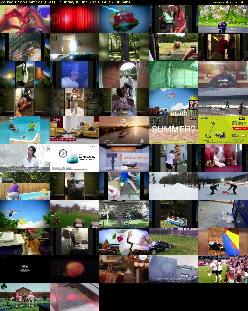 You've Been Framed! (ITV1) Sunday 4 June 2023 14:25 - 14:55