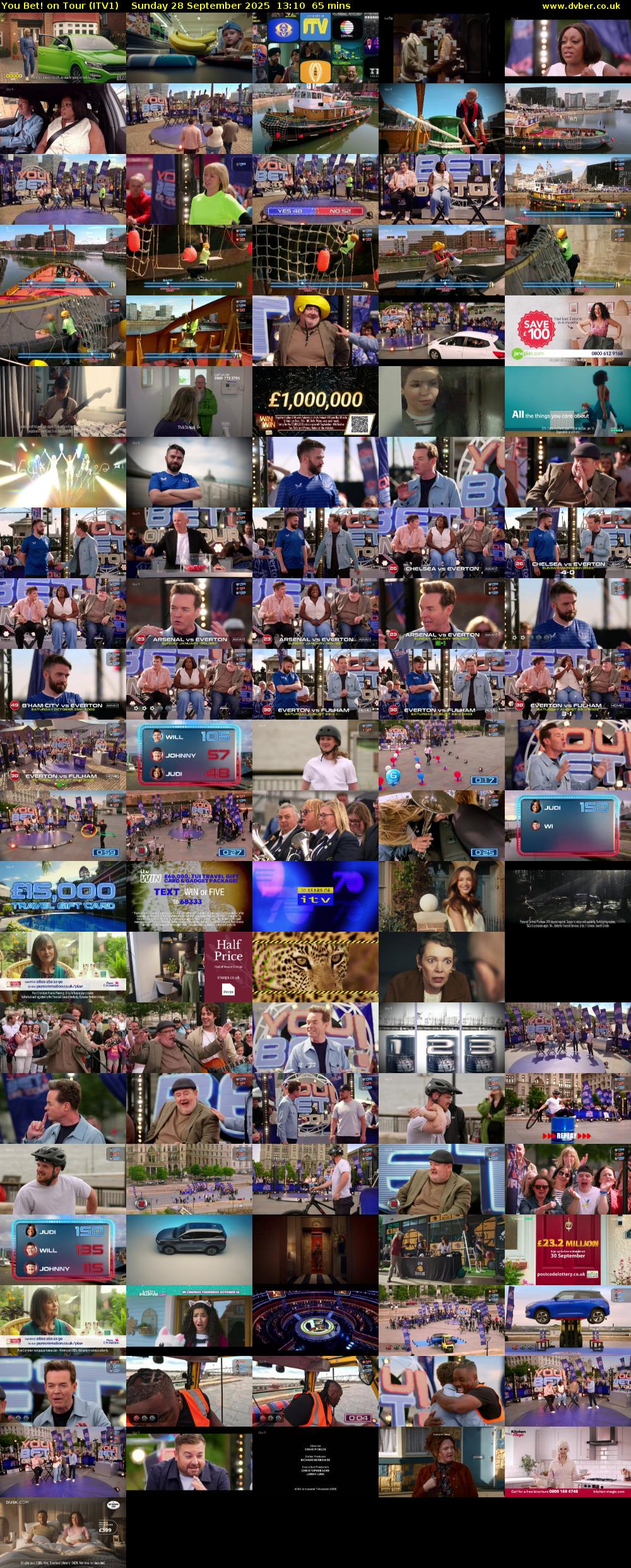 You Bet! on Tour (ITV1) Sunday 28 September 2025 13:10 - 14:15