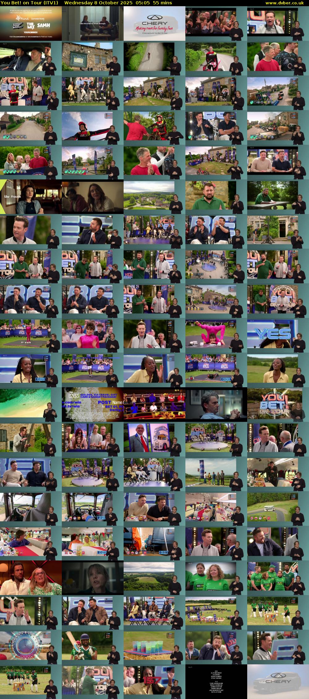 You Bet! on Tour (ITV1) Wednesday 8 October 2025 05:05 - 06:00