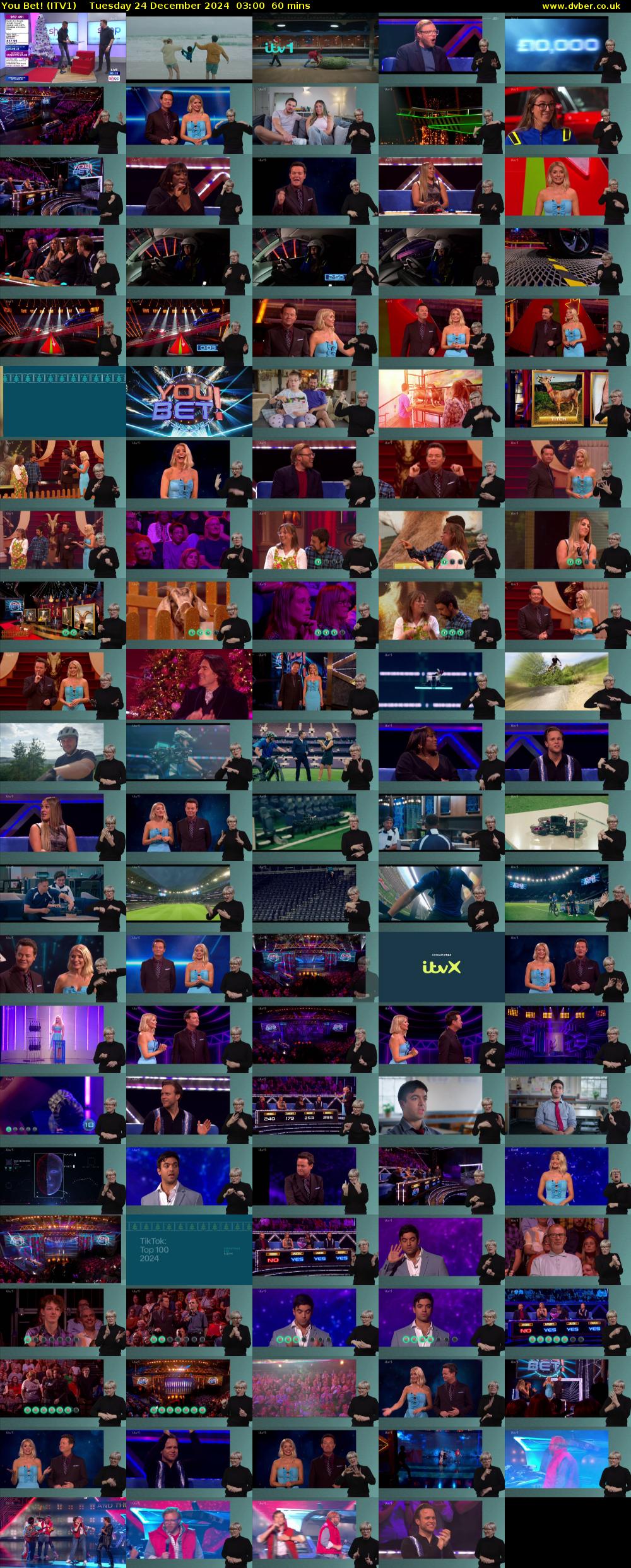 You Bet! (ITV1) Tuesday 24 December 2024 03:00 - 04:00