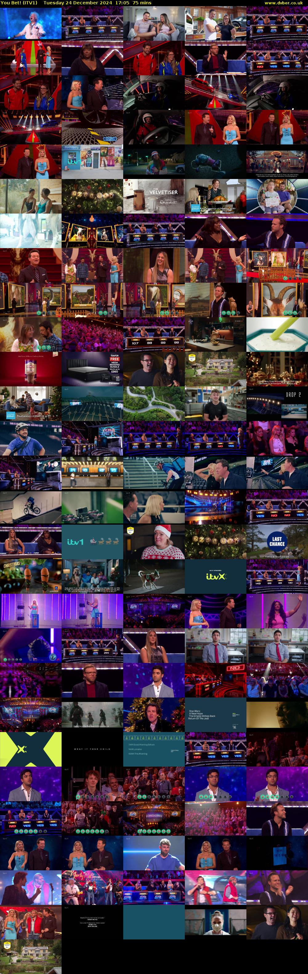 You Bet! (ITV1) Tuesday 24 December 2024 17:05 - 18:20